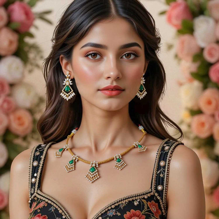 Emerald Solenne Victorian Jewellery Set - New Arrival