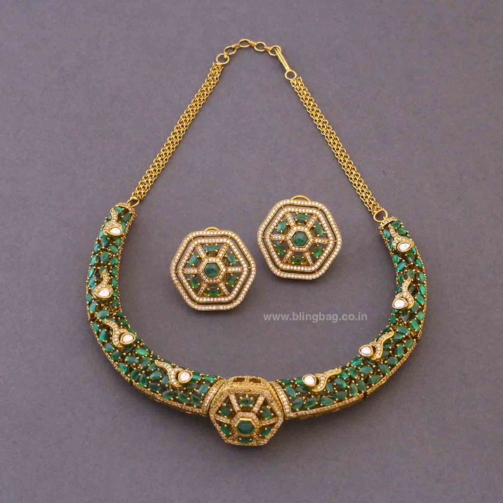Emerald Sophiae Hasli Victorian Jewellery Set