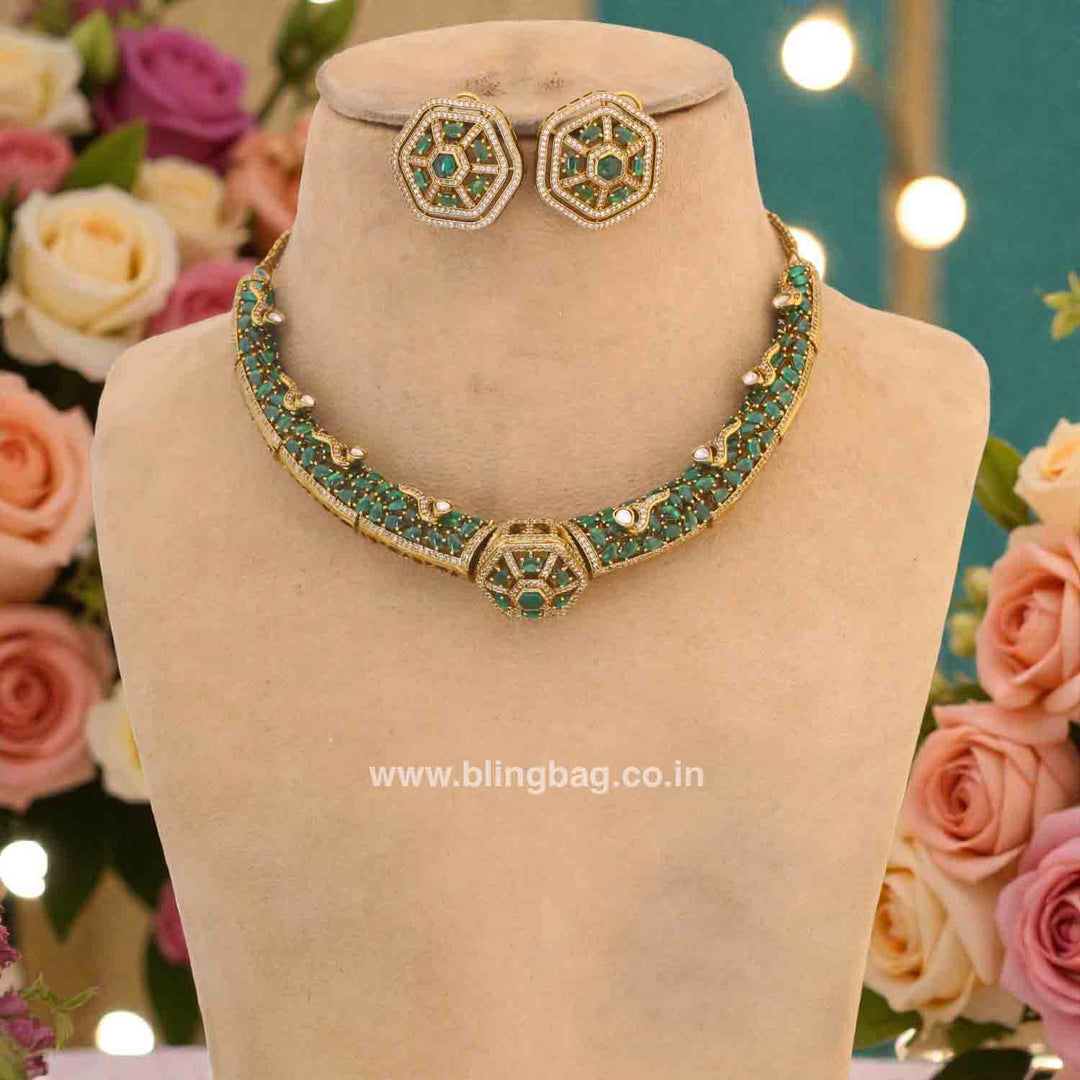 Emerald Sophiae Hasli Victorian Jewellery Set