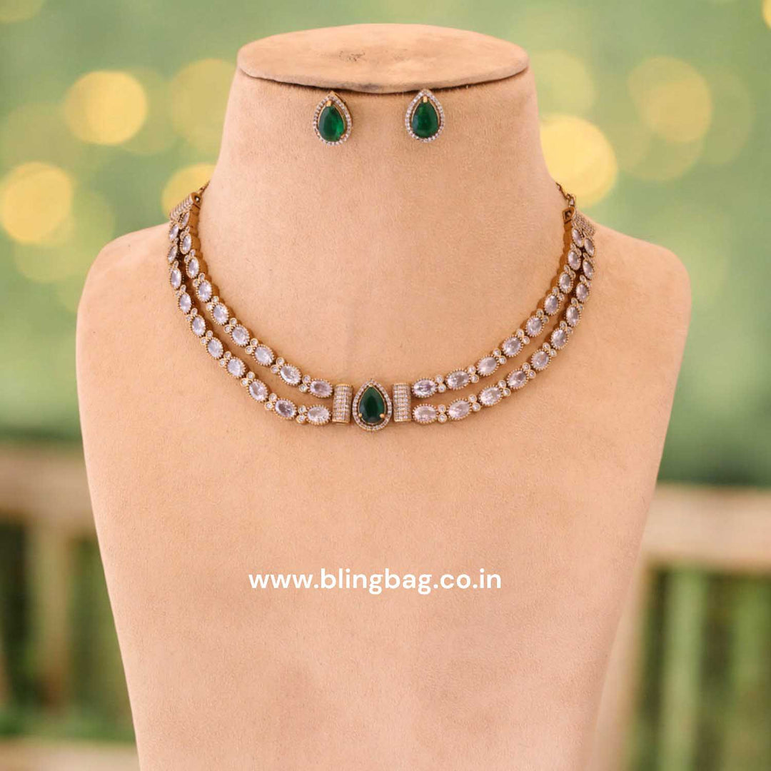 Emerald Starla Victorian Jewellery Set- New Arrival