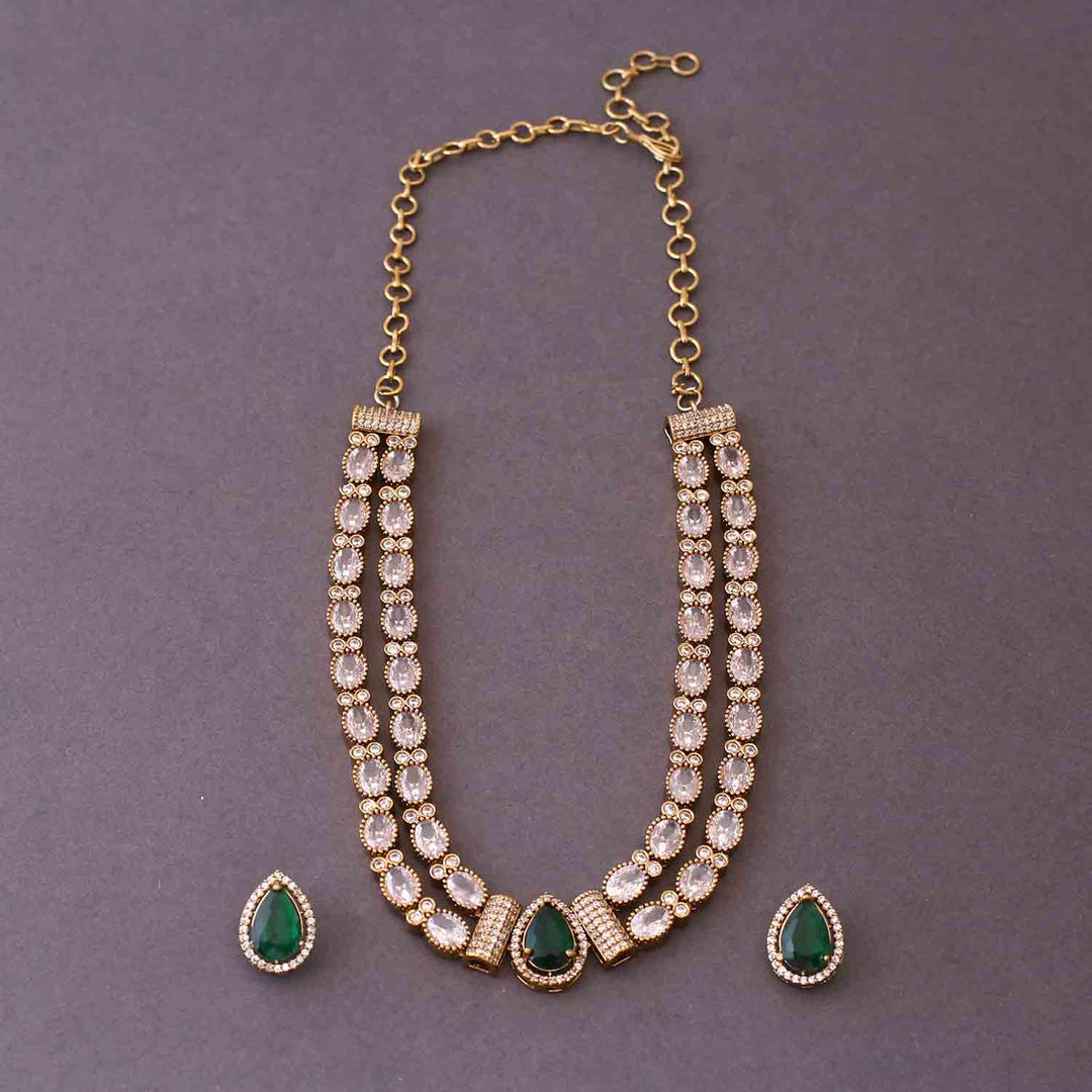 Emerald Starla Victorian Jewellery Set- New Arrival