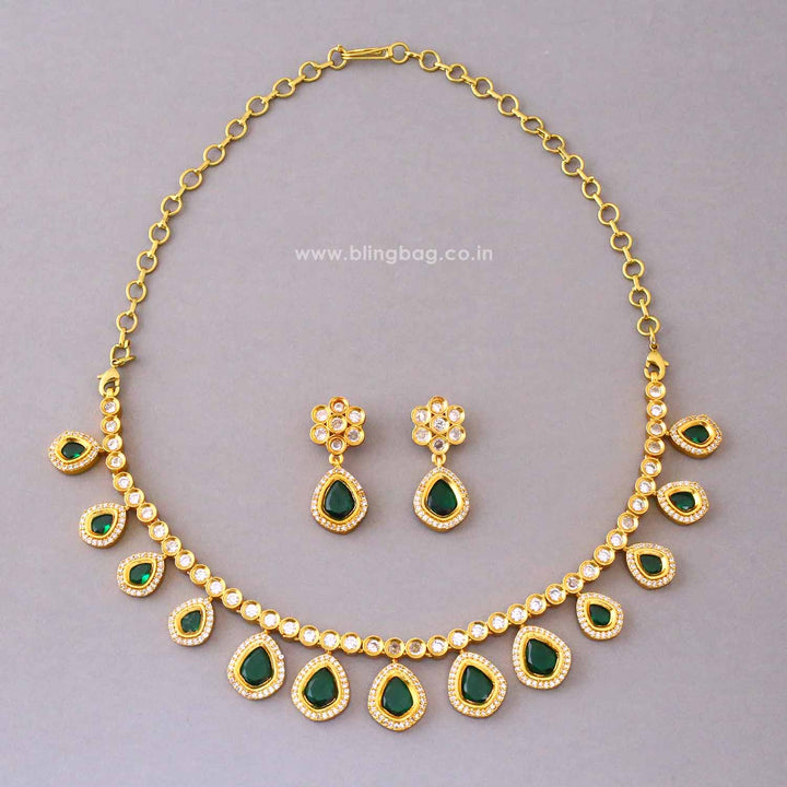 Emerald Starlight Victorian Jewellery Set - New Arrival