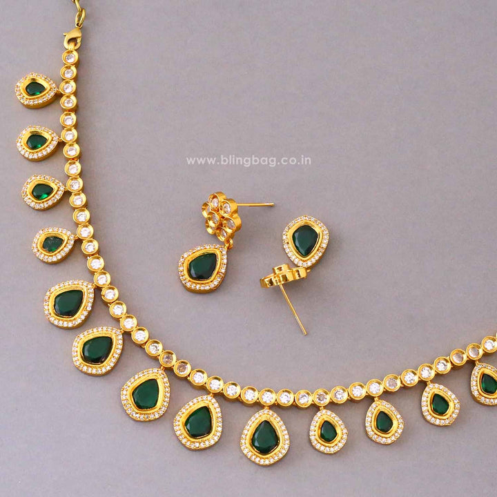 Emerald Starlight Victorian Jewellery Set - New Arrival