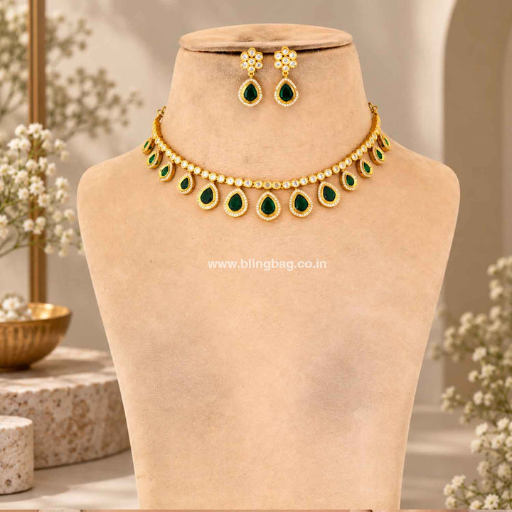 Emerald Starlight Victorian Jewellery Set - New Arrival