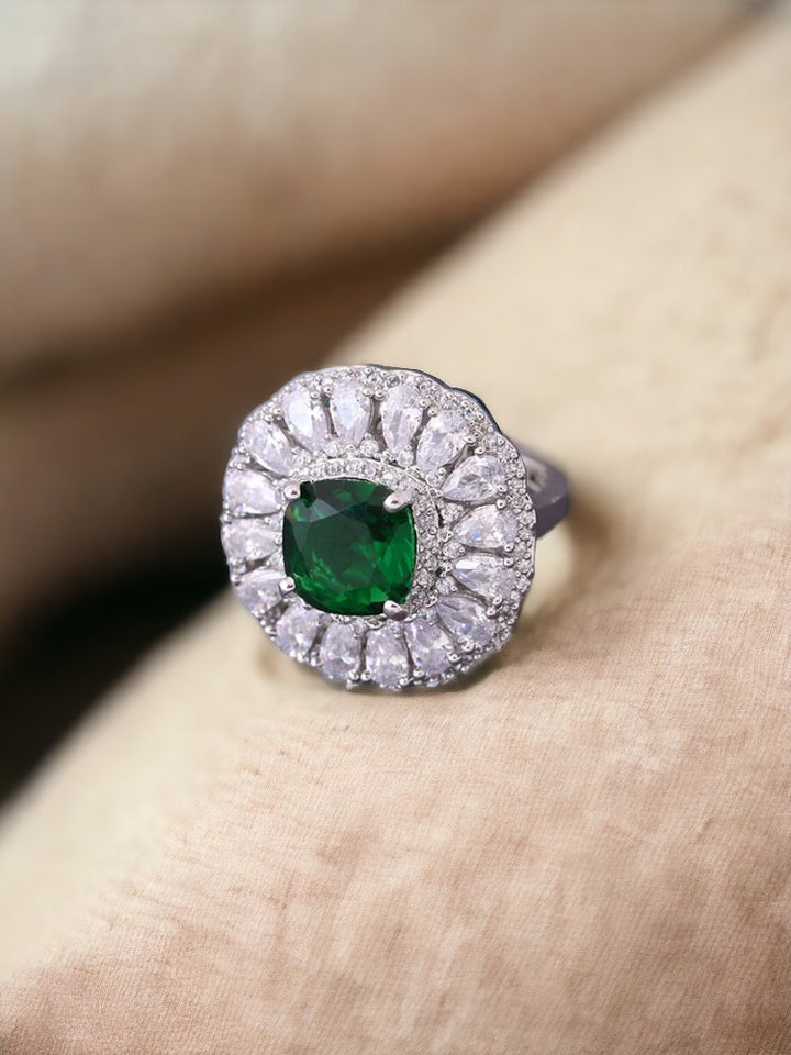 Emerald Stavroula Ring