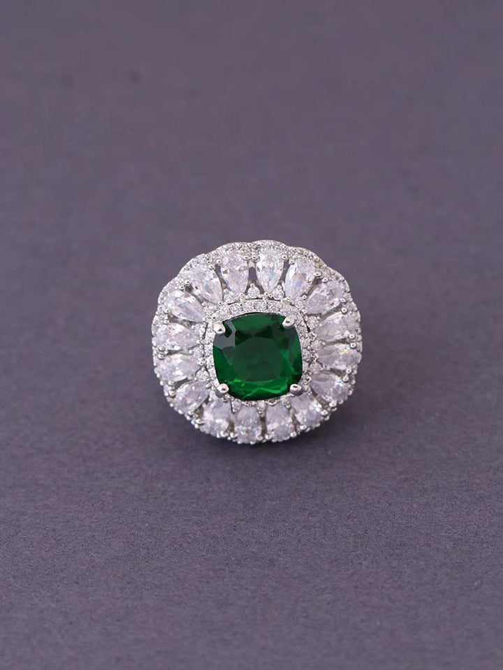 Emerald Stavroula Ring