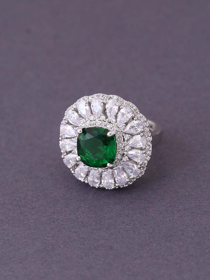 Emerald Stavroula Ring