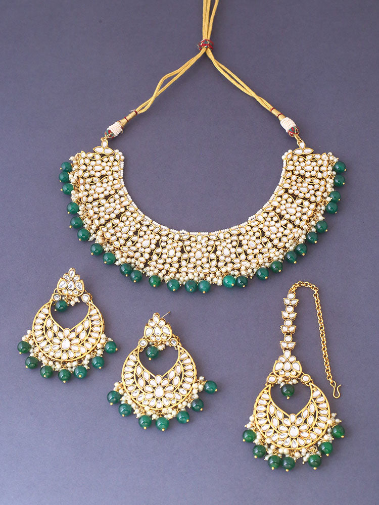 Emerald Suhana Jewellery Set