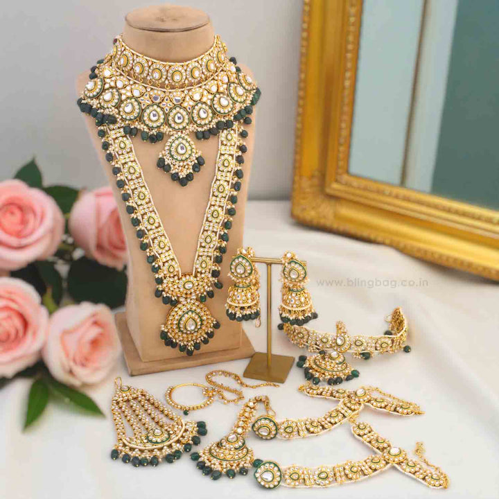 Emerald Suhani Bridal Jewellery Set
