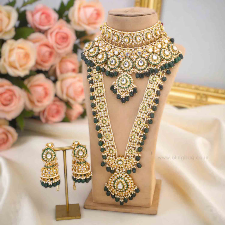 Emerald Suhani Bridal Jewellery Set