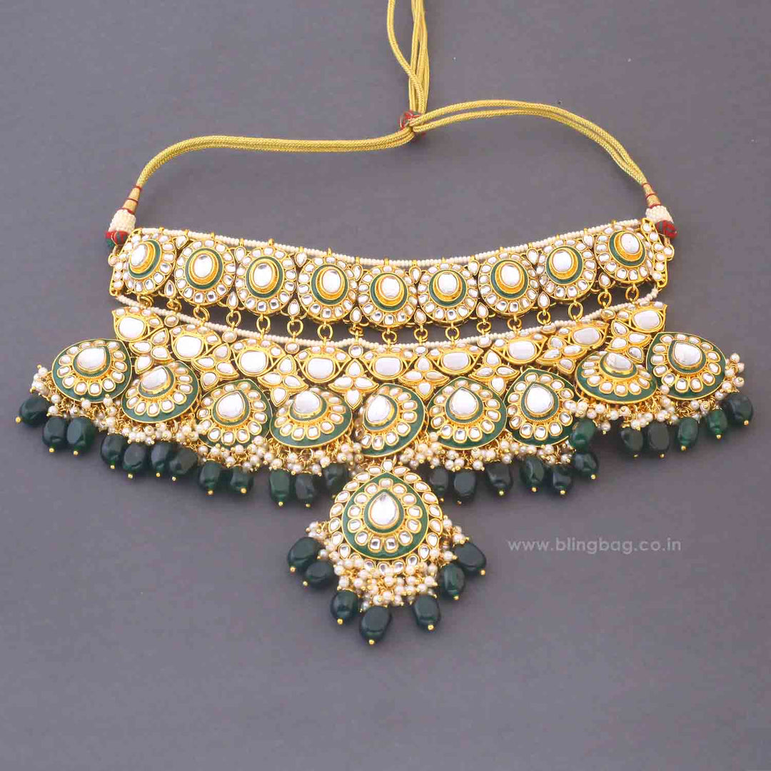 Emerald Suhani Bridal Jewellery Set