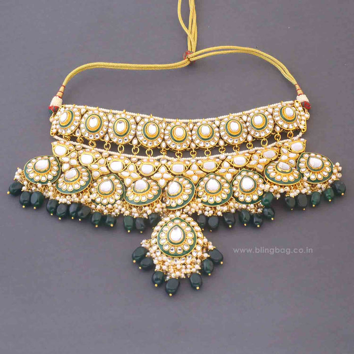 Emerald Suhani Bridal Jewellery Set