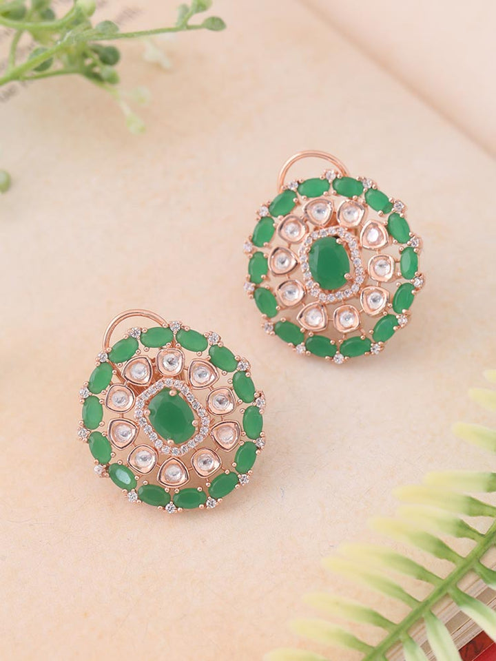 Emerald Susan Zirconia Studs