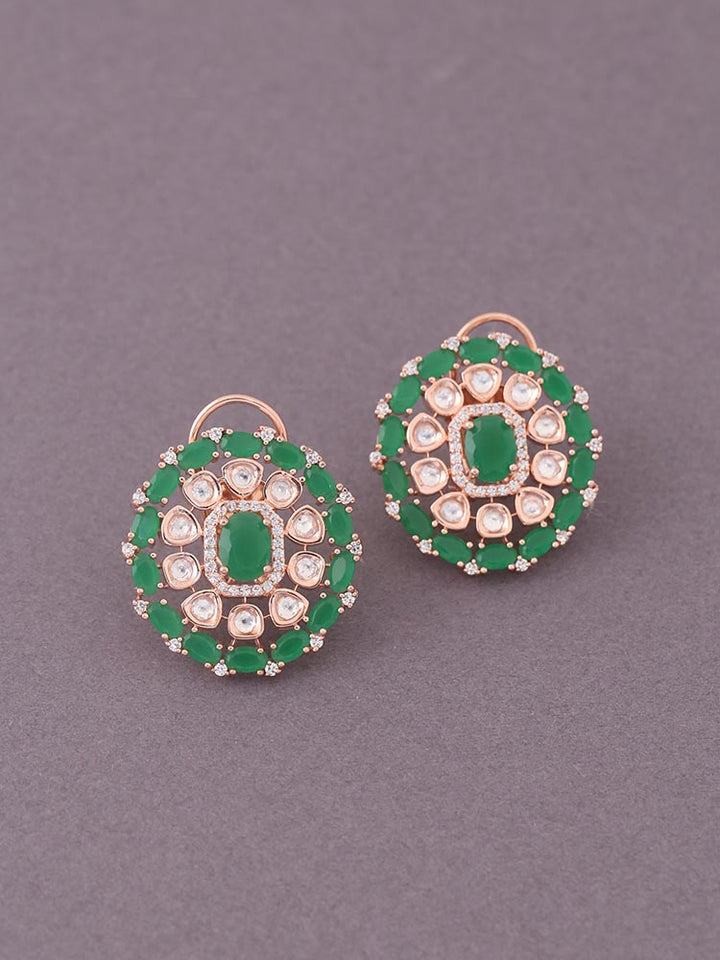Emerald Susan Zirconia Studs
