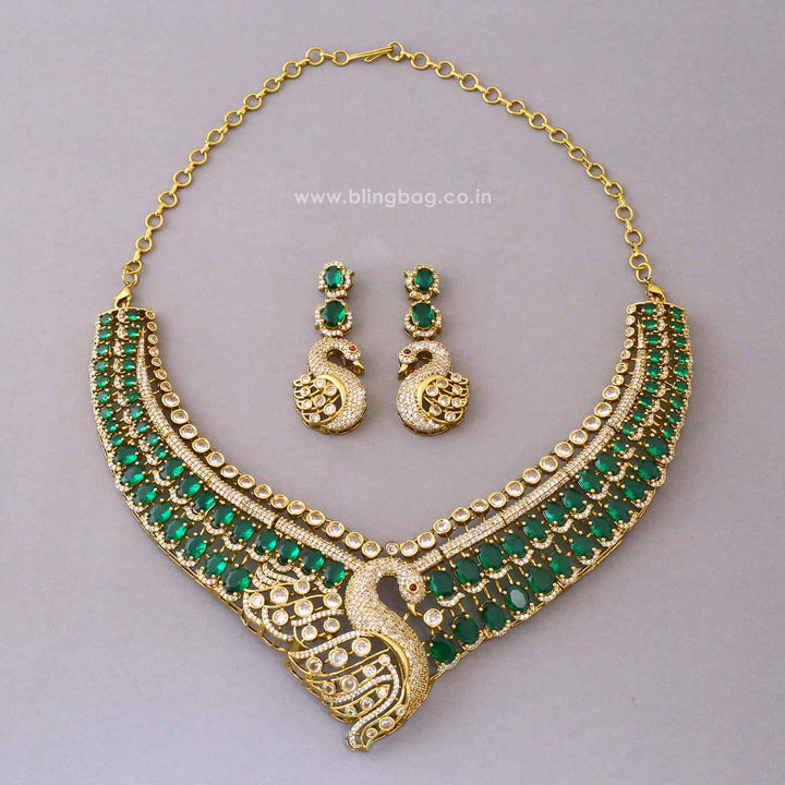Emerald Swanie Victorian Jewellery Set - New Arrival
