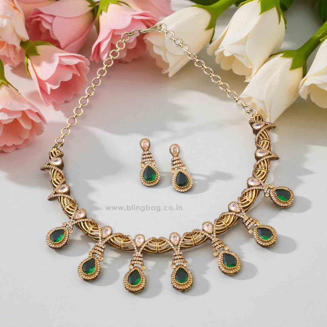 Emerald Sylara Hasli Victorian Jewellery Set - New Arrival