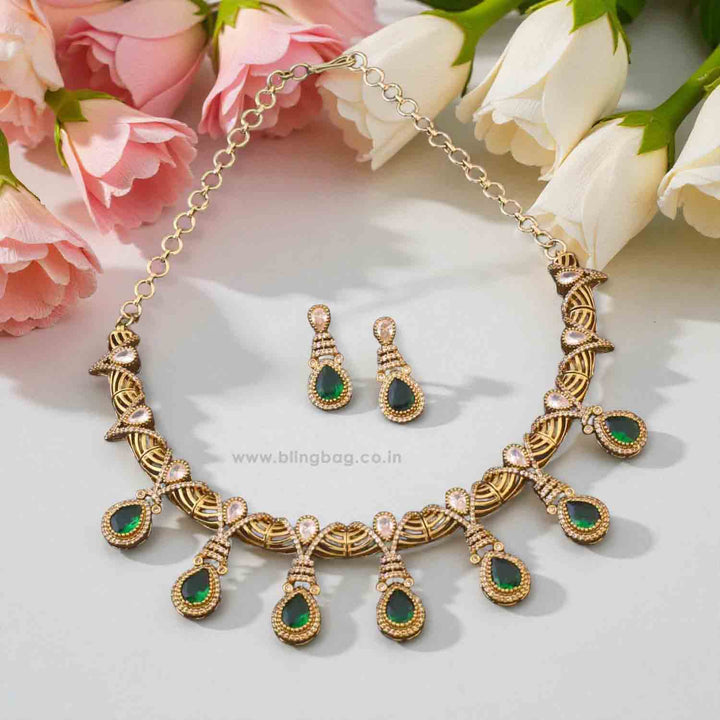 Emerald Sylara Hasli Victorian Jewellery Set - New Arrival