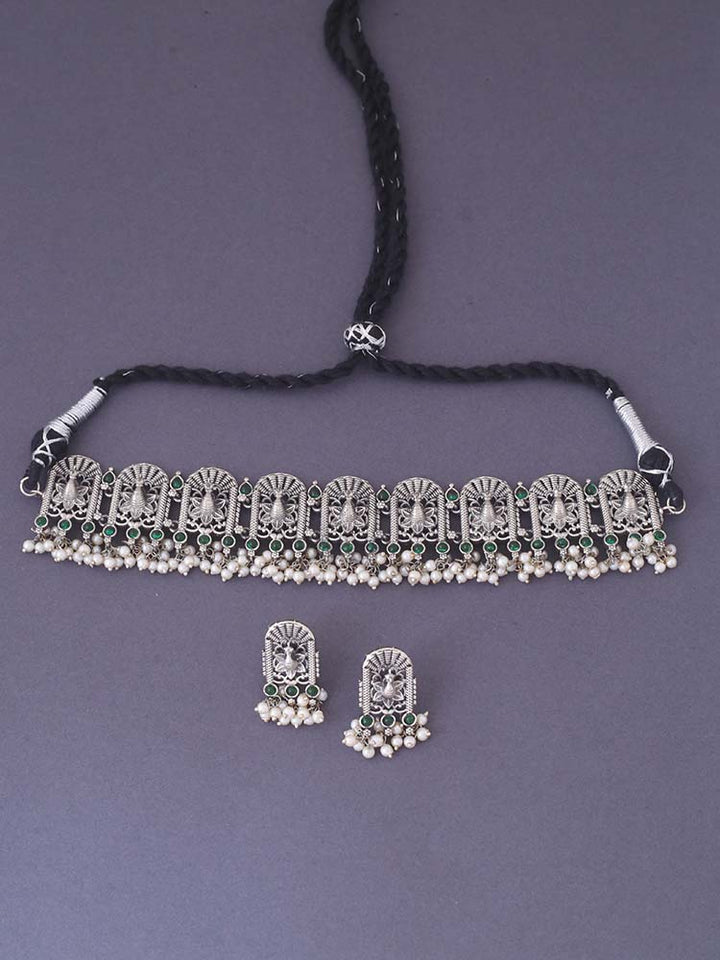 Emerald Tanushree Jewellery Set