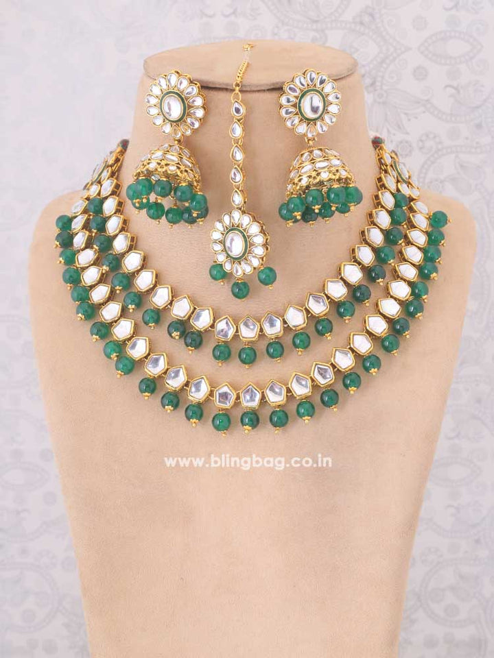 Emerald Tapasi Jewellery Set