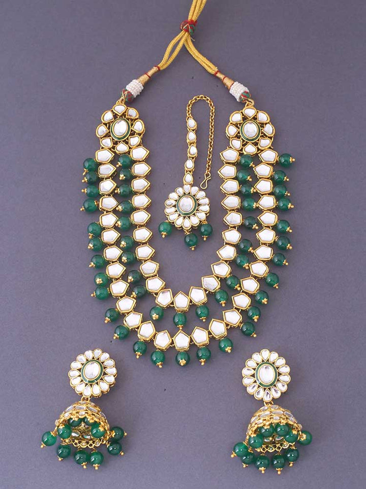 Emerald Tapasi Jewellery Set