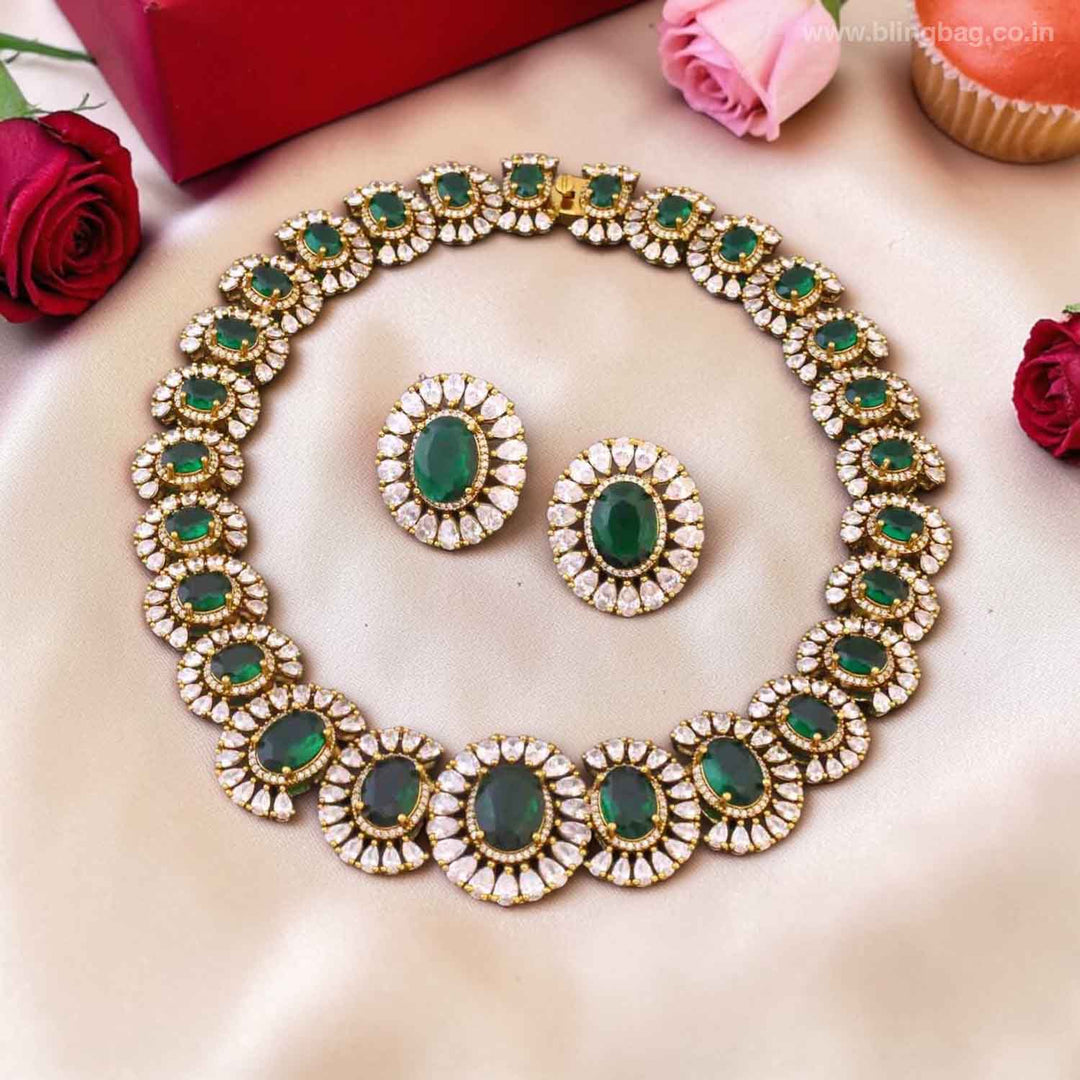 Emerald Tasmiyah Victorian Jewellery Set- New Arrivals