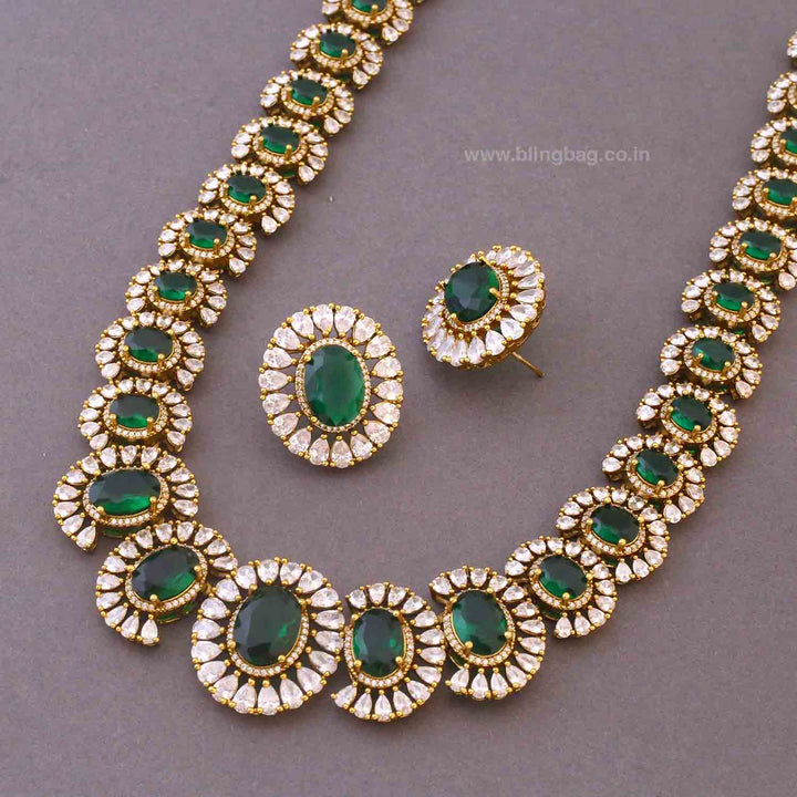 Emerald Tasmiyah Victorian Jewellery Set- New Arrivals