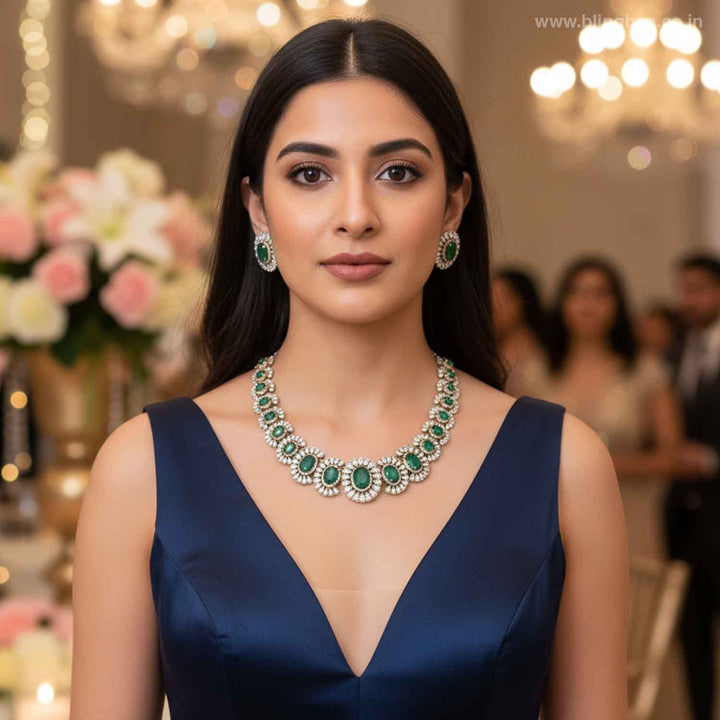 Emerald Tasmiyah Victorian Jewellery Set- New Arrivals