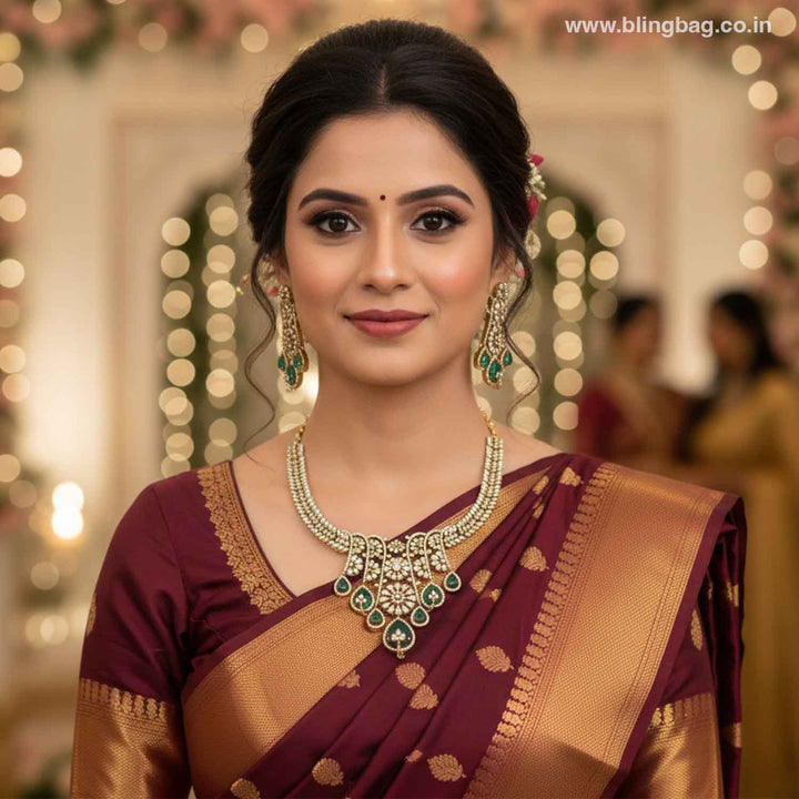 Emerald Tasneem Hasli Victorian Jewellery Set- New Arrivals