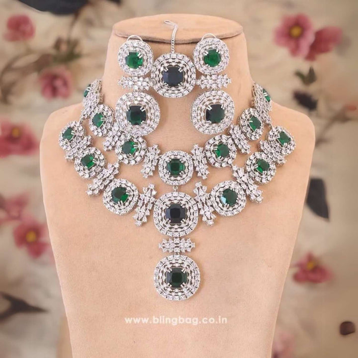 Emerald Teresa Zirconia Jewellery Set