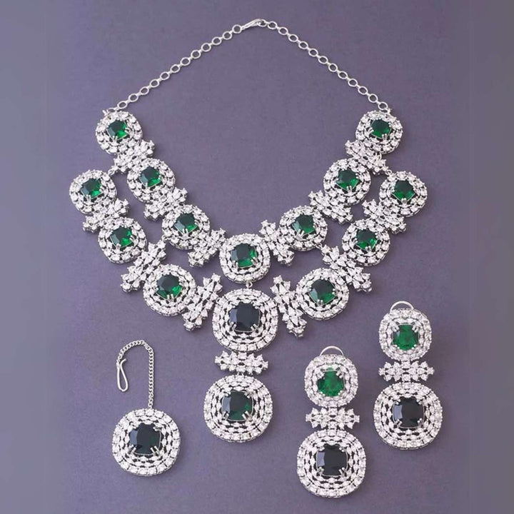 Emerald Teresa Zirconia Jewellery Set