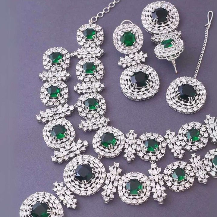 Emerald Teresa Zirconia Jewellery Set