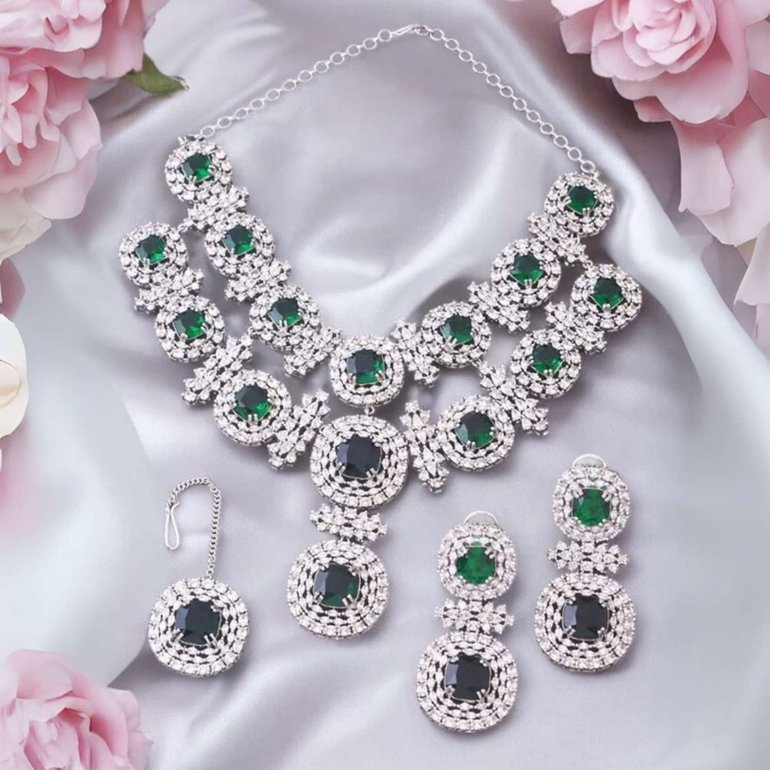 Emerald Teresa Zirconia Jewellery Set