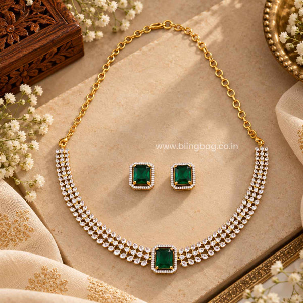 Emerald Thalassa Victorian Jewellery Set - New Arrival