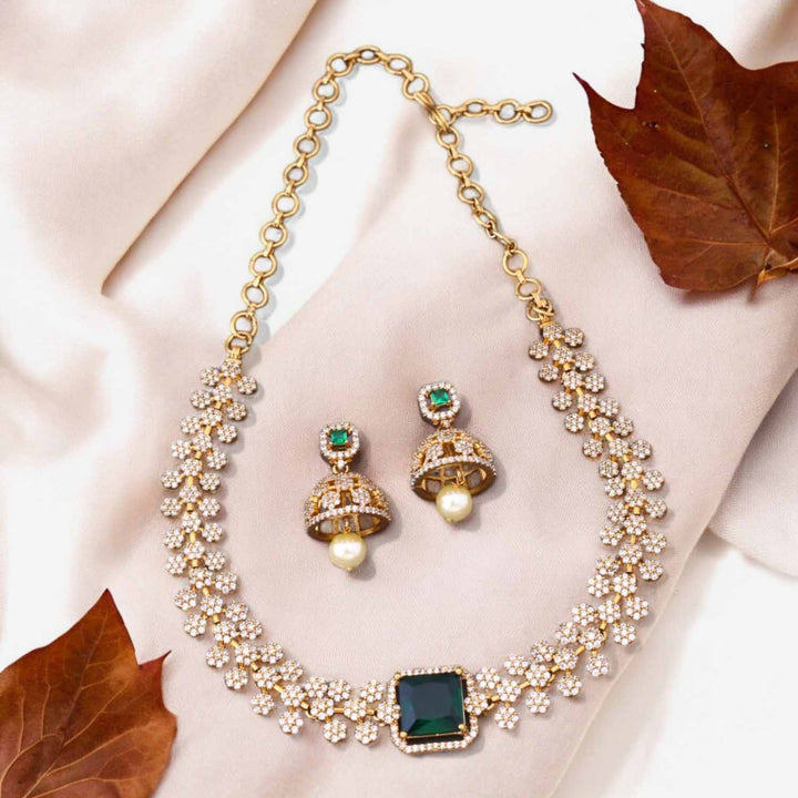 Emerald Thelma Victorian Jewellery Set - New Arrival