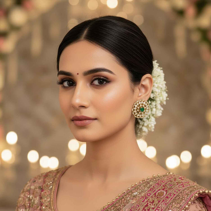 Emerald Therisa Victorian Studs