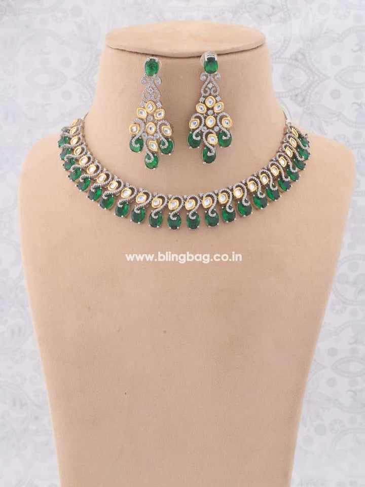 Emerald Tirzah Zirconia Jewellery Set