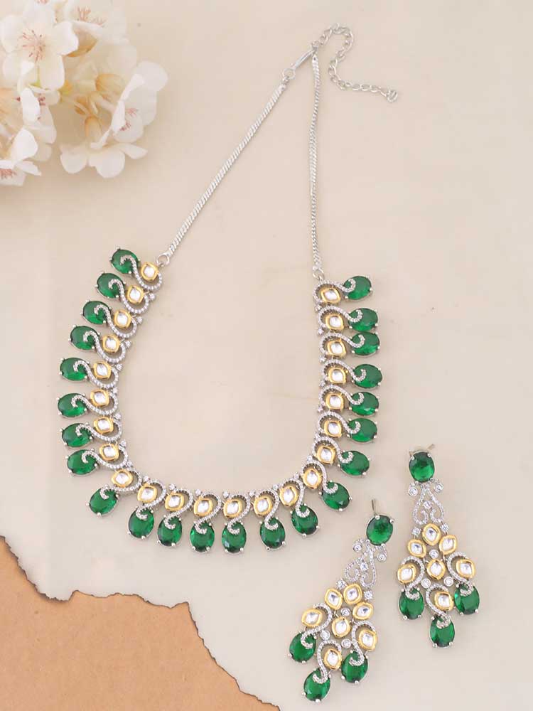 Emerald Tirzah Zirconia Jewellery Set