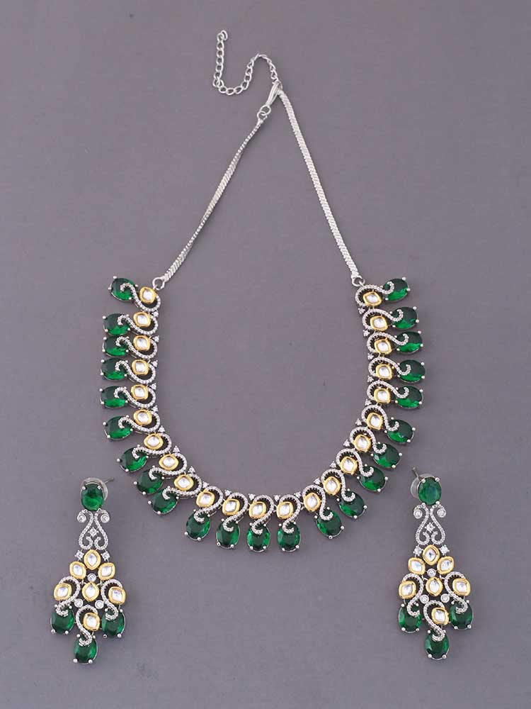 Emerald Tirzah Zirconia Jewellery Set