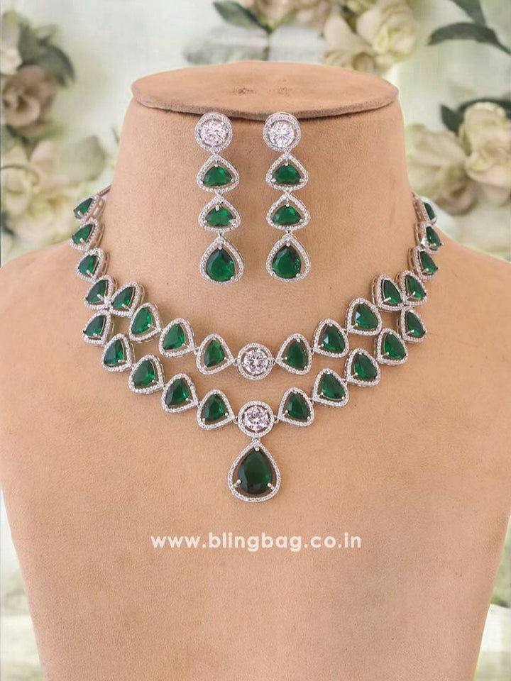 Emerald Ulyssa Zirconia Jewellery Set