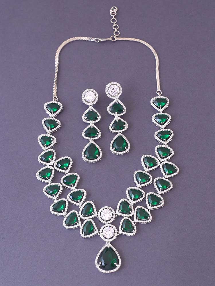 Emerald Ulyssa Zirconia Jewellery Set
