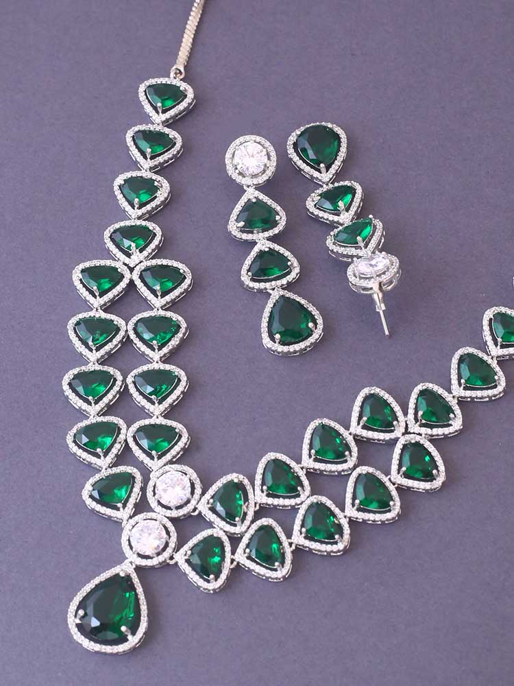 Emerald Ulyssa Zirconia Jewellery Set