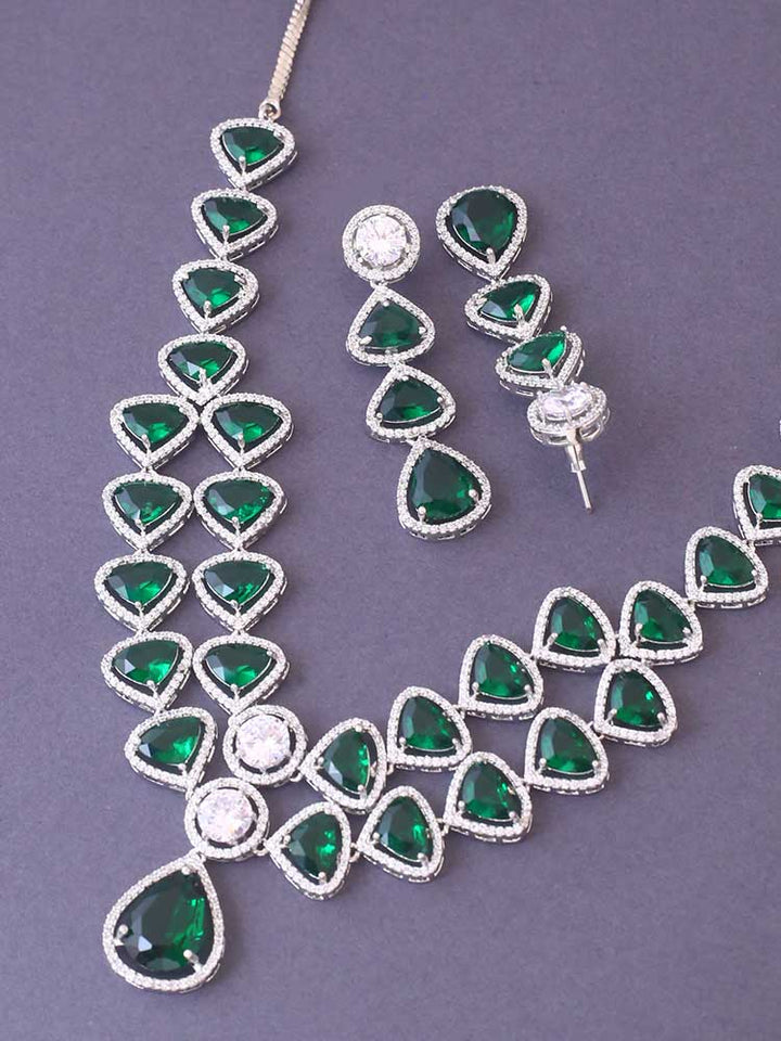 Emerald Ulyssa Zirconia Jewellery Set