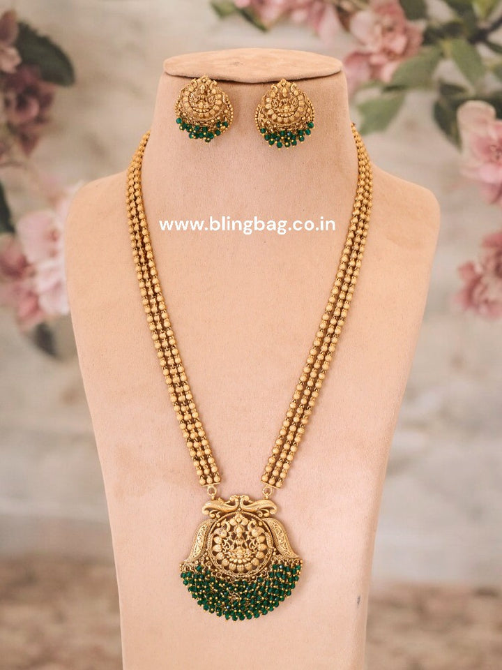Emerald Uma Temple Jewellery Set - New Arrival