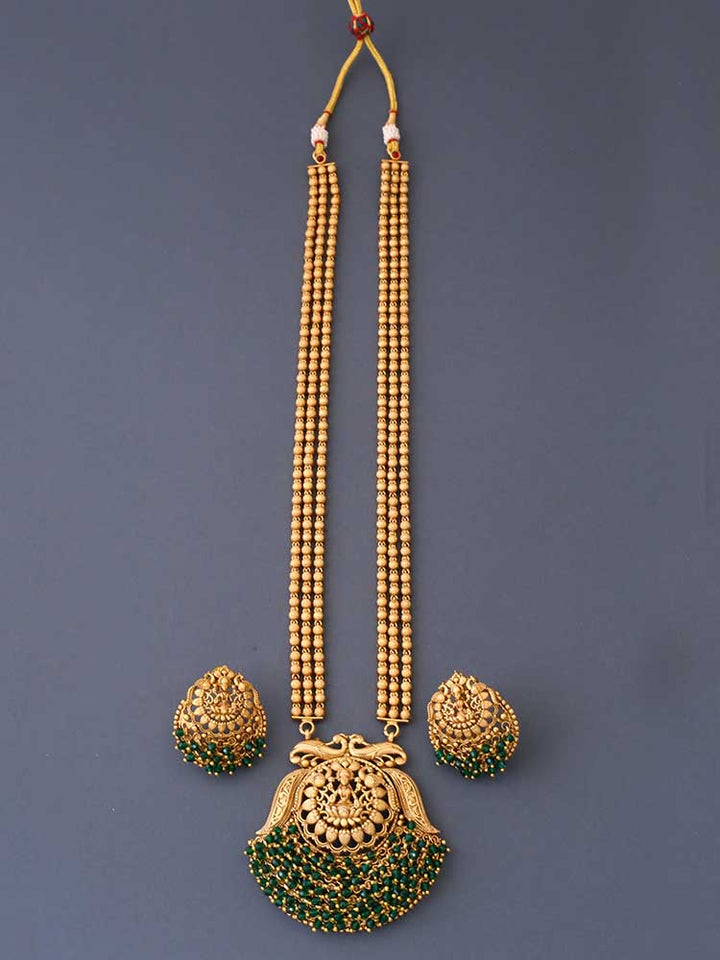 Emerald Uma Temple Jewellery Set - New Arrival
