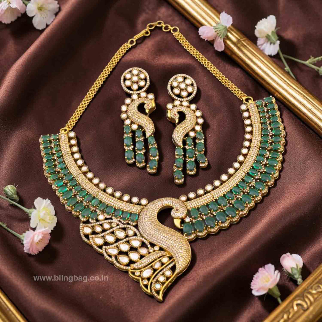 Emerald Uriel Hasli Victorian Jewellery Set- New Arrivals