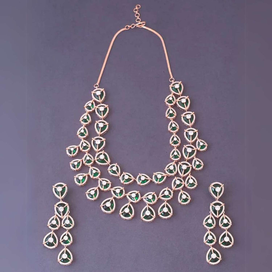 Emerald Ursula Zirconia Jewellery Set