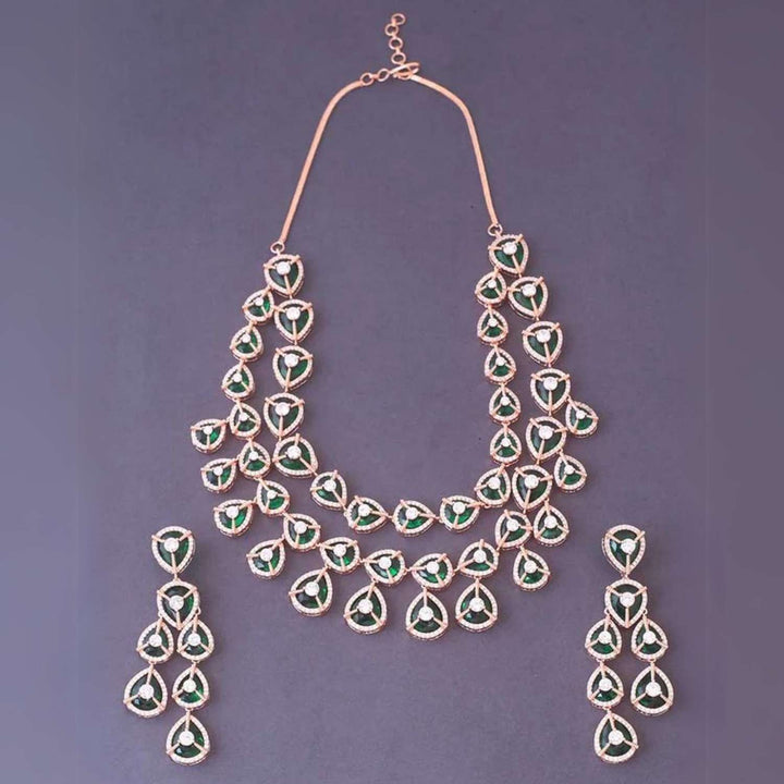 Emerald Ursula Zirconia Jewellery Set