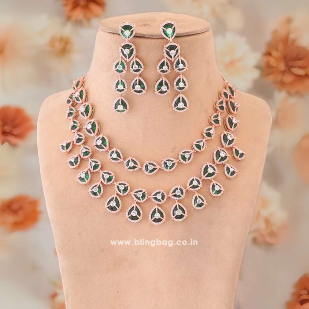 Emerald Ursula Zirconia Jewellery Set