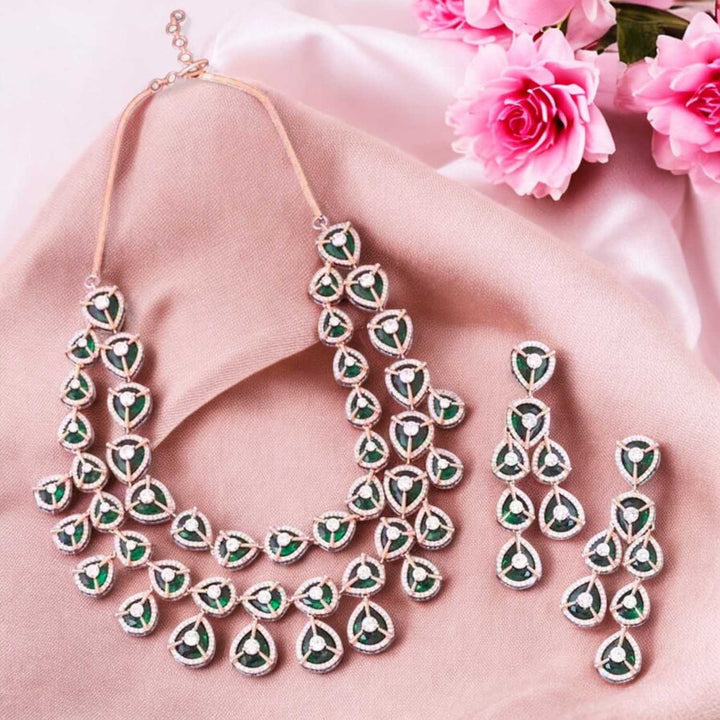 Emerald Ursula Zirconia Jewellery Set