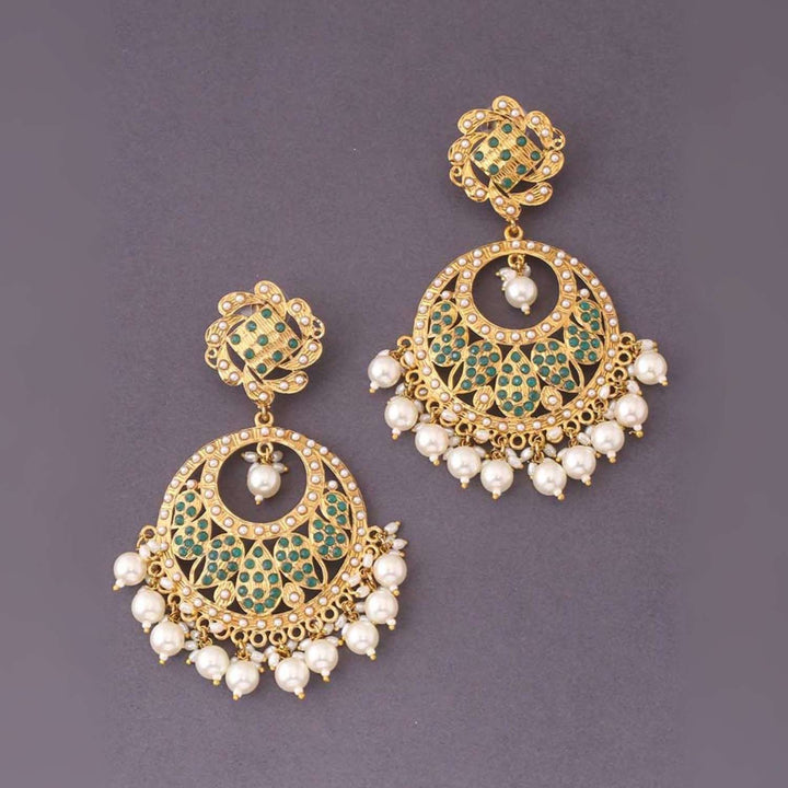 Emerald Urva Ethnic Chaandbalis